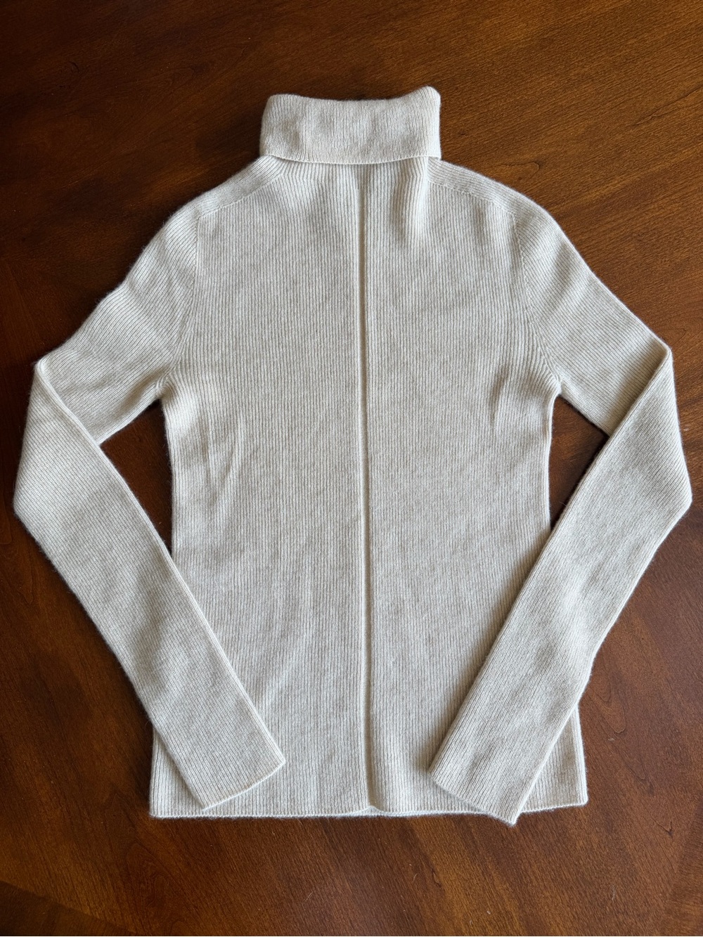Fibflx 100% Cashmere Seamless Turtleneck Sweater Women's Small — image 3 of 8